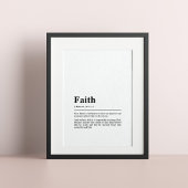 Poster Hébreux 11:1,6 Définition de la foi