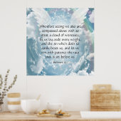 Poster Hébreux 12:1 (Cuisine)