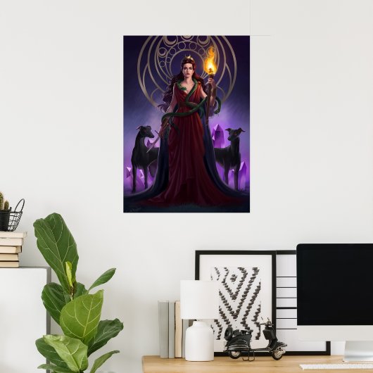 Poster Hecate Goddess (Bureau à domicile)