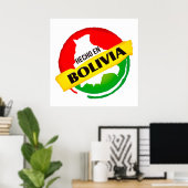 Poster hecho en Bolivie (Bureau à domicile)