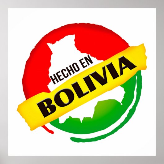Poster hecho en Bolivie (Devant)
