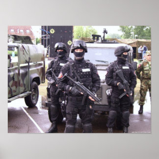 Poster Heckler & Koch MP5 - Police serbe