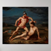 Poster Hector de pose d'Achille (Devant)