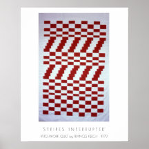 poster hedendaagse patchwork quilt poster