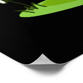 Poster Hedge Hugs Funny Hedgehog Pun Dark BG (Coin)