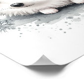 Poster Hedgehog Forest Nursery Wall Art (Coin)