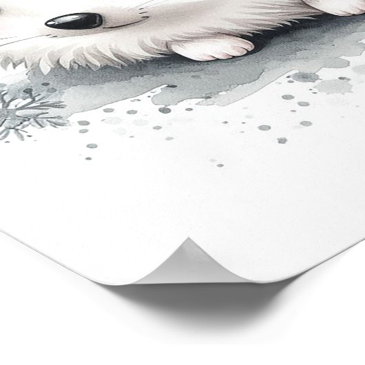 Poster Hedgehog Forest Nursery Wall Art (Coin)