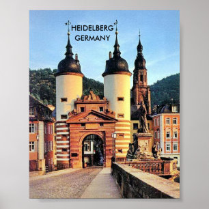 POSTER HEIDELBERG, ALLEMAGNE