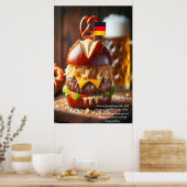 Poster Heidelberg Haus Burger Delight 24x36 (Cuisine)