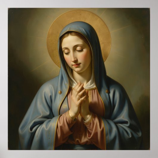 Poster Heilige Mutter Gottes – Göttliche Liebe & Schutz´2 (Devant)
