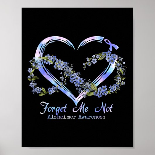 Poster Heimer Sensibilisation Oubliez-moi pas Infinity Co (Devant)