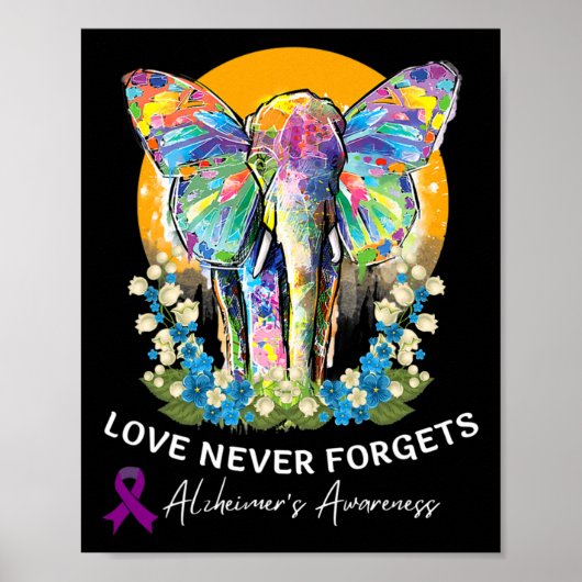 Poster Heimerheimer Elephant Love N'oublie jamais Heimerh (Devant)