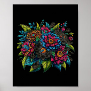 Poster Heimerheimer Purple Floral Pansy Démence Heimerhe