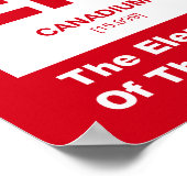 Poster Hein ? Élément canadien du Canada (Coin)