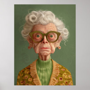 Poster Hein ? Portrait Grandma