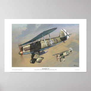 Poster Heinkel He-51B