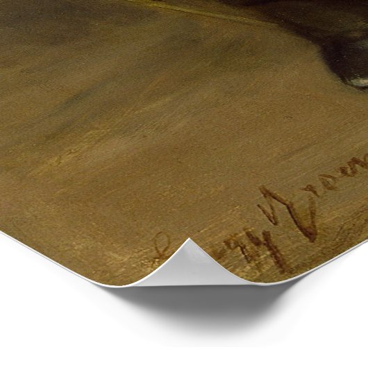 Poster Heinrich Schliemann et sa femme (Coin)