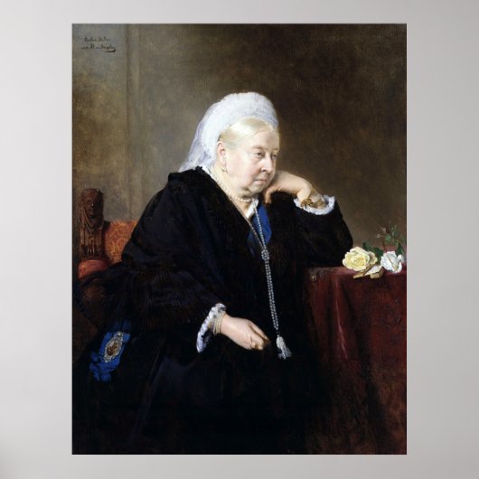 Poster Heinrich von Angeli Reine Victoria (Devant)