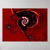 Poster Heirloom Cute Abstract Nature Pattern (Devant)