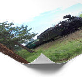 Poster Heisler no 3 avec train de voyageurs (Coin)