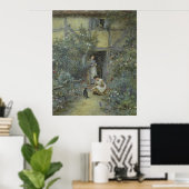 Poster Helen Allingham Vintage La soucoupe de lait (Bureau à domicile)