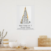 POSTER Helen Frank New York 7 Chrysler Building (Cuisine)