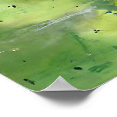 Poster Helen Frankenthaler - Une pensée verte dans un S (Coin)