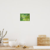 Poster Helen Frankenthaler - Une pensée verte dans un S (Cuisine)