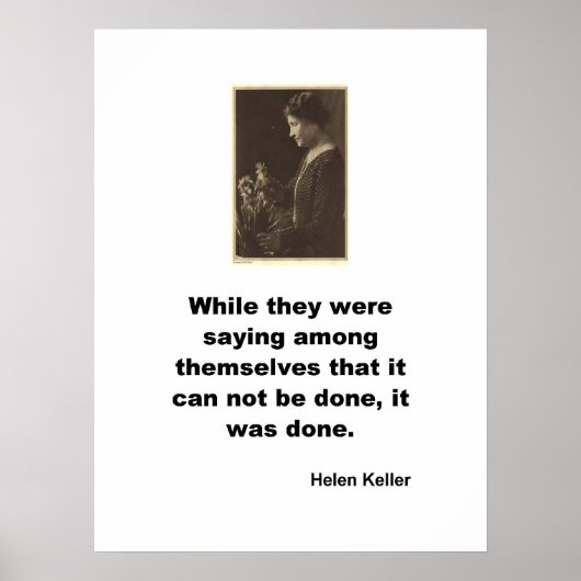 Poster Helen Keller (Devant)