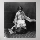 Poster Helen Keller avec le chien (Devant)