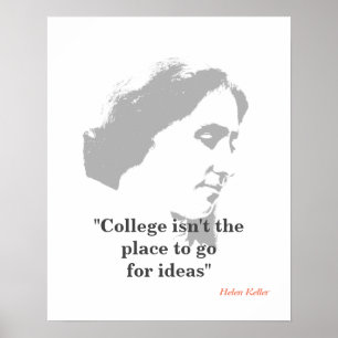 Poster Helen Keller Cite Sur College