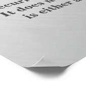 Poster Helen Keller Quote On Security (Coin)