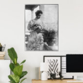 Poster Helen Keller Watering Portrait Plante (Bureau à domicile)