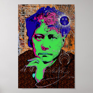 Poster Helena Blavatsky Théosophie Occulte Esotérique Nou