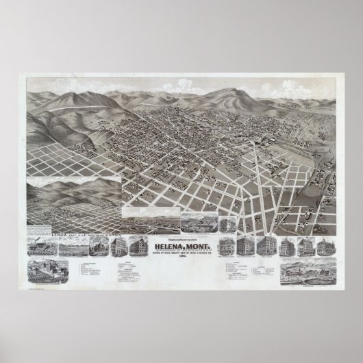Poster Helena, Mont (Devant)