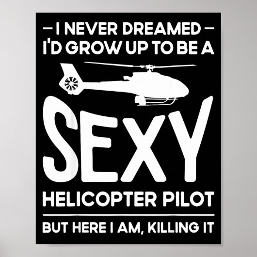 Poster Helicopter Lot Design For Men Women Helicopter Lov (Devant)