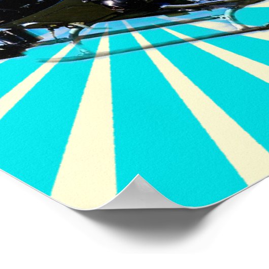 Poster Hélicoptère (Coin)