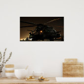 Poster Hélicoptère à basse altitude MH-53 (Cuisine)
