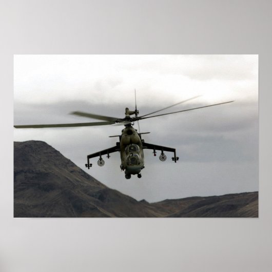 Poster Hélicoptère à vent (Devant)