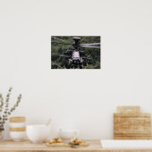 Poster Hélicoptère Apache AH-64 (Cuisine)