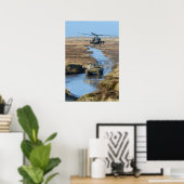 Poster Hélicoptère Apache AH-64 (Bureau à domicile)