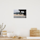 Poster Hélicoptère Apache AH-64 (Cuisine)