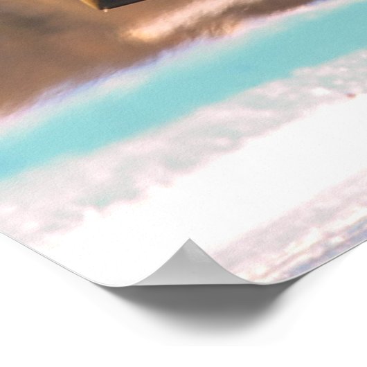 Poster Hélicoptère Apache AH-64 (Coin)