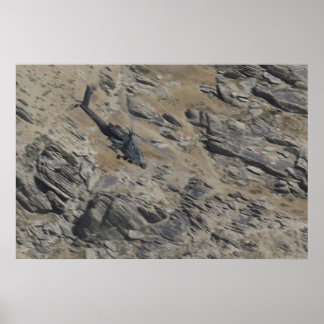 Poster Hélicoptère Apache AH-64D