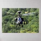 Poster Hélicoptère Apache AH-64D (Devant)