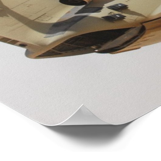 Poster Hélicoptère CH-47 Chinook (Coin)