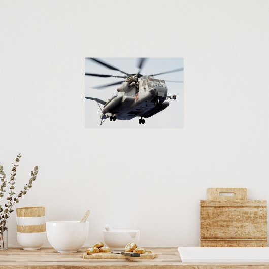 Poster Hélicoptère CH-53E Super Stallion (Cuisine)