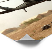 Poster Hélicoptère de Black Hawk UH-60 (Coin)