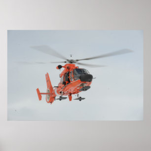 Poster Hélicoptère Dolphin HH-65 de la Garde côtière