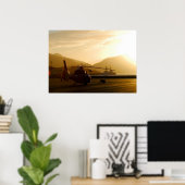 Poster Hélicoptère Dolphin HH-65C de la Garde côtière (Bureau à domicile)